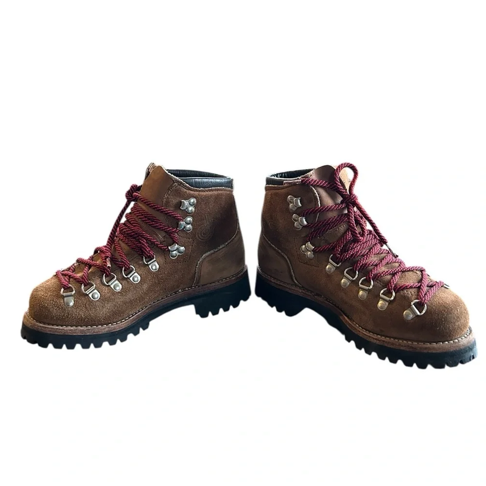 DEXTER Brown Suede Leather Hiking Boots Men’s size 5 1/2 = Women’s size 7 - Picture 2 of 12